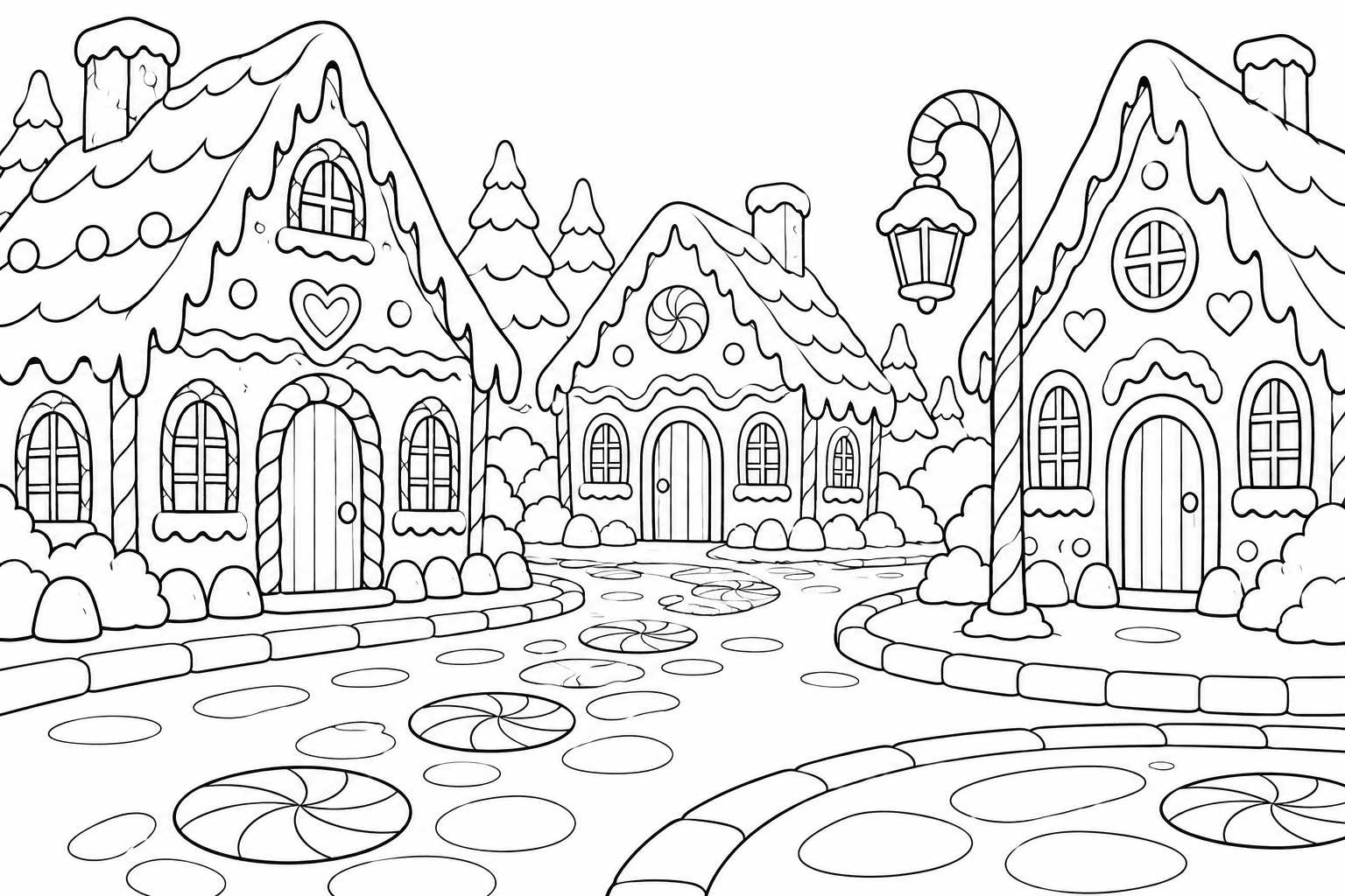 Coloring landscape included in this Storymakers book