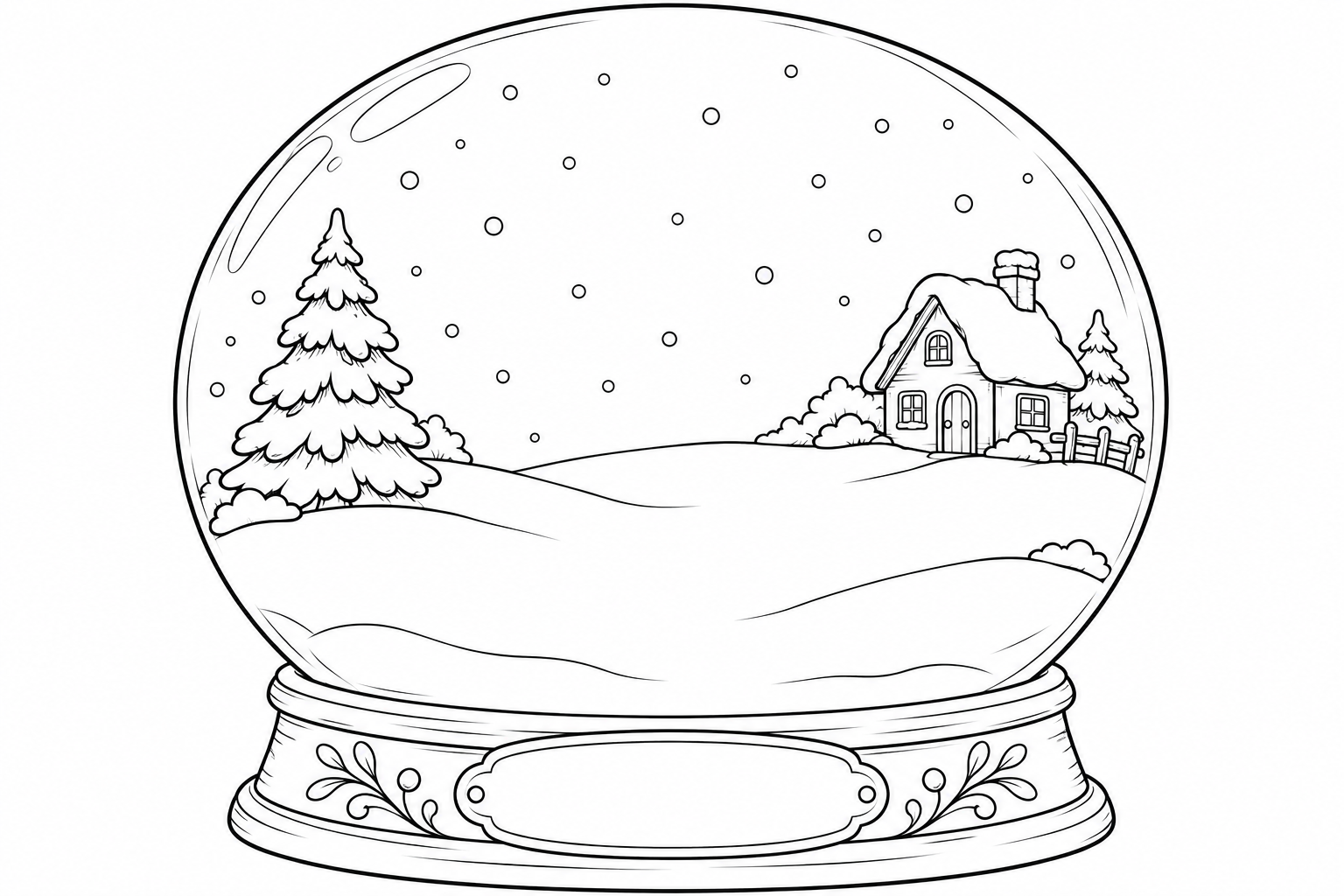 Coloring landscape included in this Storymakers book